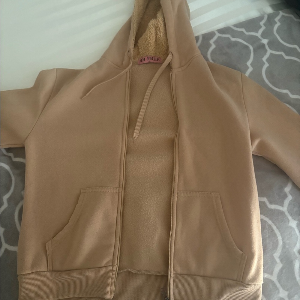 Be Free Tan Hoodie